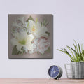 'Spring Lily Bouquet' by House Fenway – Metal Wall Art, 12x12 room view
