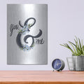 'You & Me' by House Fenway – Metal Wall Art, 12x16 room view