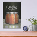 'Farm Fresh Carrots' by House Fenway – Metal Wall Art, 12x16 room view
