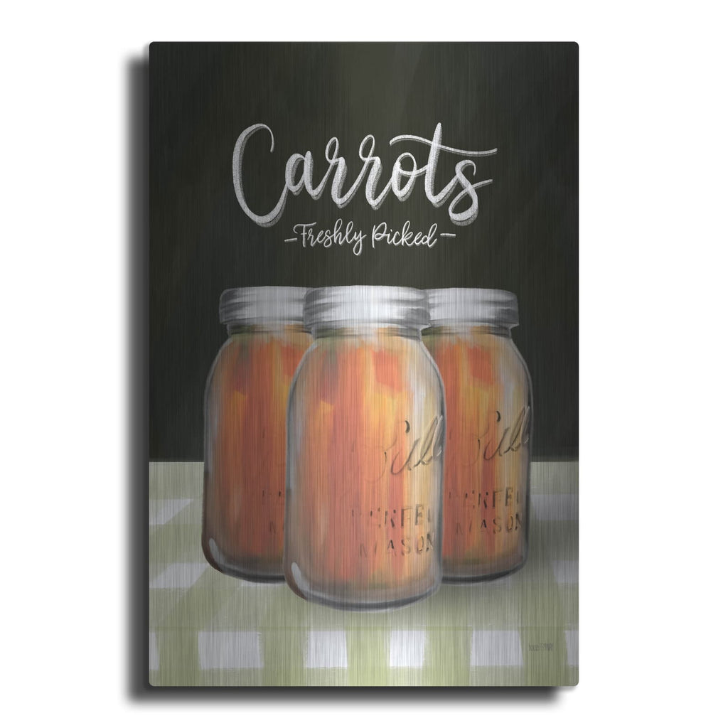 'Farm Fresh Carrots' by House Fenway – Metal Wall Art