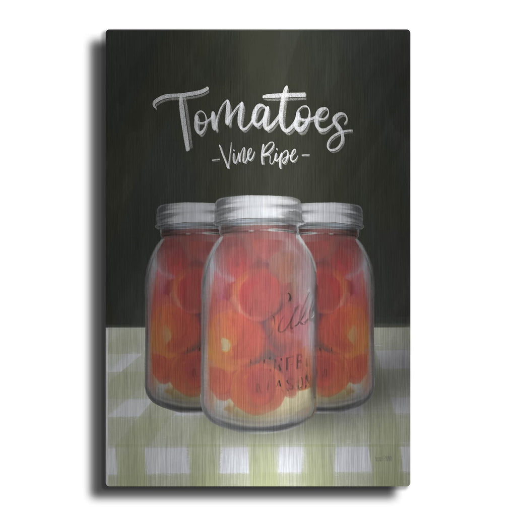 'Farm Fresh Tomatoes' by House Fenway – Metal Wall Art