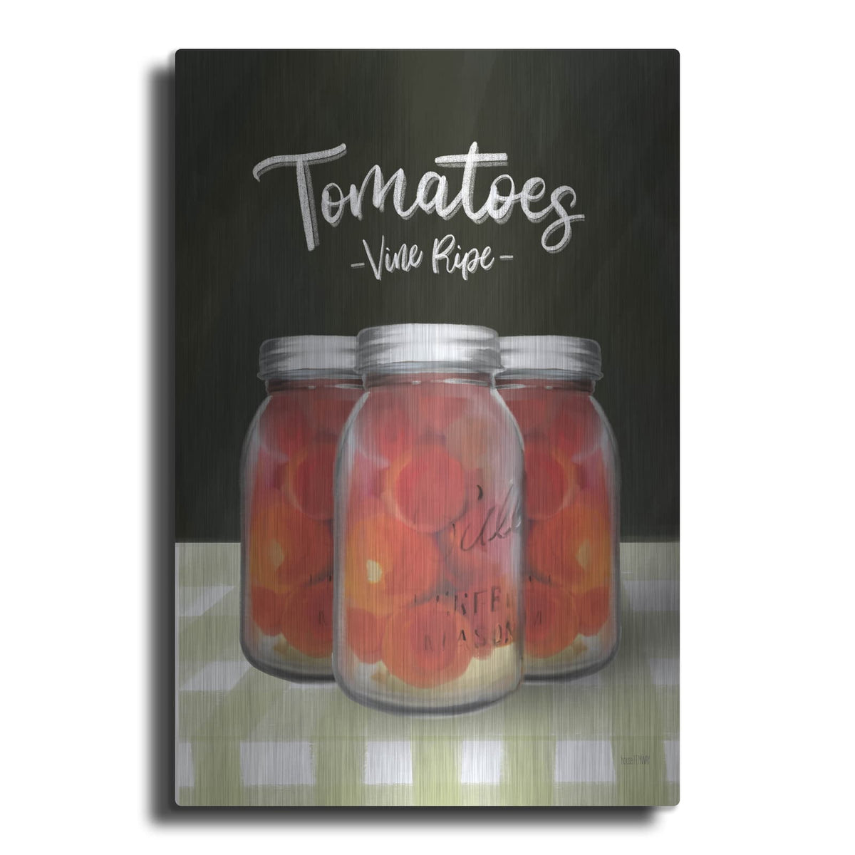 'Farm Fresh Tomatoes' by House Fenway – Metal Wall Art
