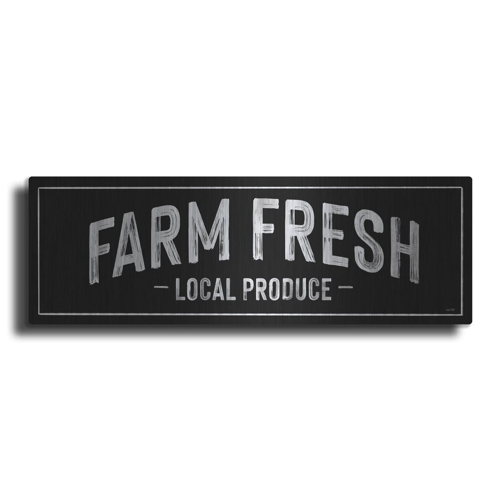 'Farm Fresh Local Produce' by House Fenway – Metal Wall Art