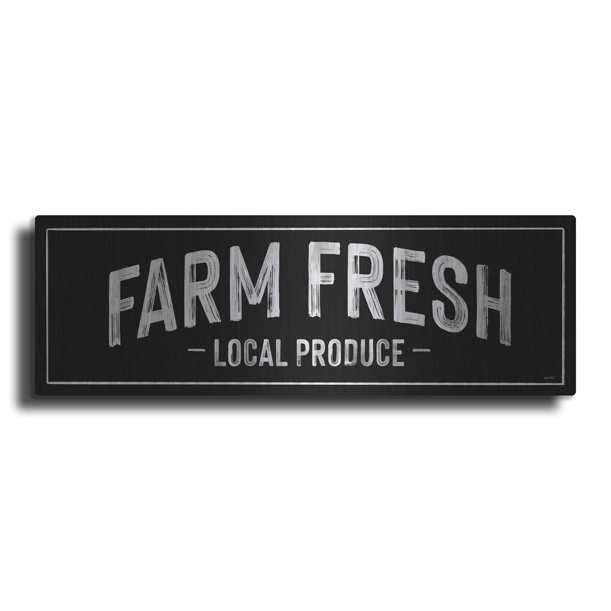 'Farm Fresh Local Produce' by House Fenway – Metal Wall Art