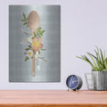 'Kitchen Made with Love Spoon' by House Fenway – Metal Wall Art, 12x16 room view
