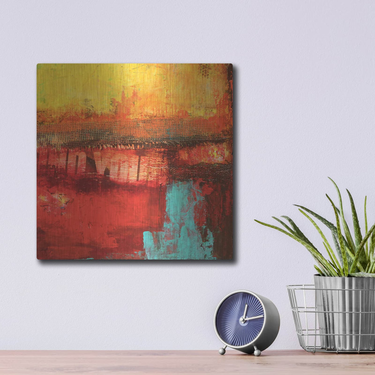 'Inner Circle I' by Erin Ashley – Metal Wall Art, 12x12 room view