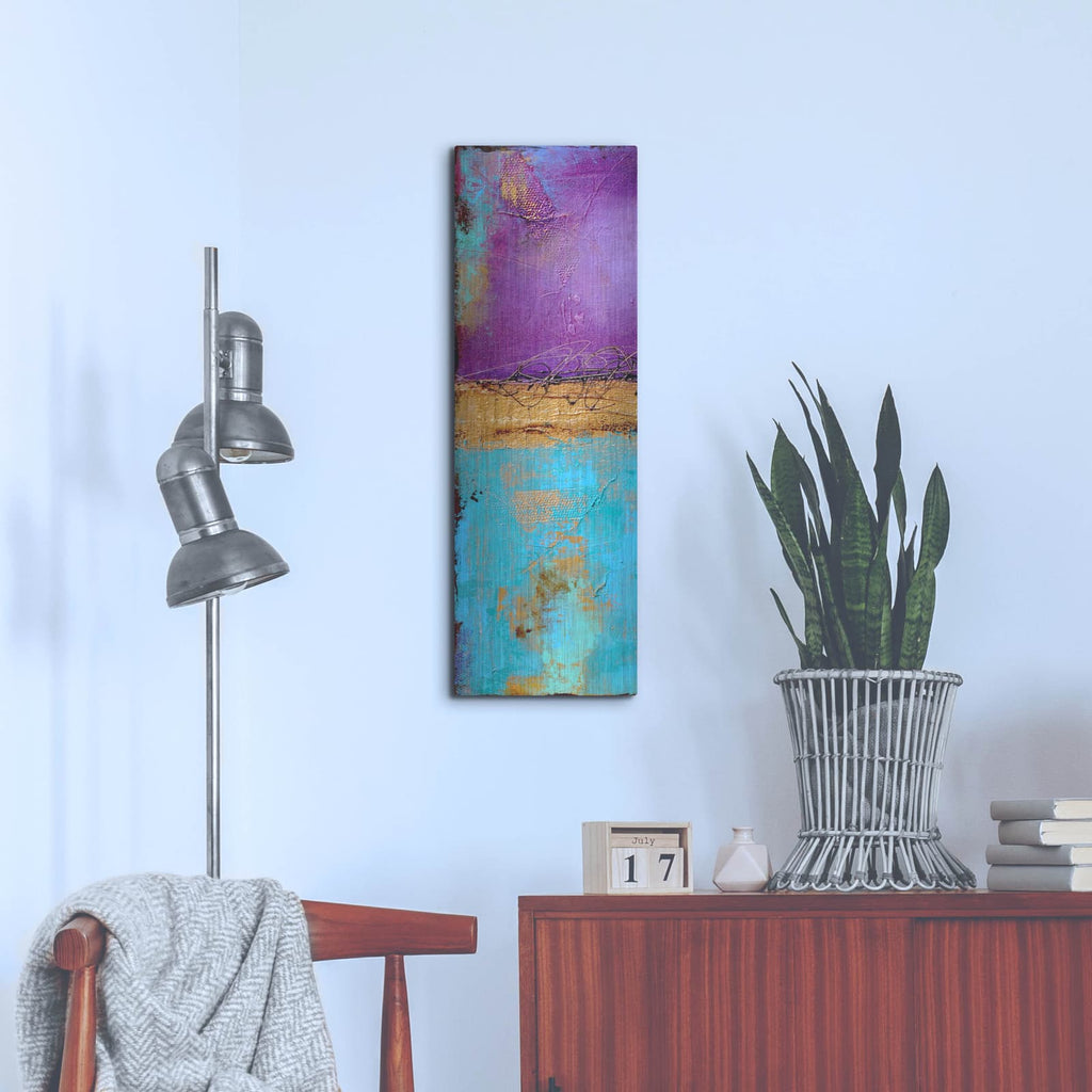 '2-Up Jewel of the Nile I' by Erin Ashley – Metal Wall Art, 12x36 room view