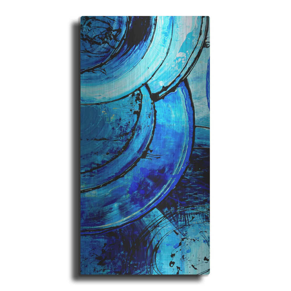 'Blue Moons I' by Erin Ashley – Metal Wall Art