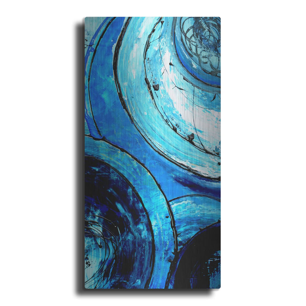 'Blue Moons II' by Erin Ashley – Metal Wall Art