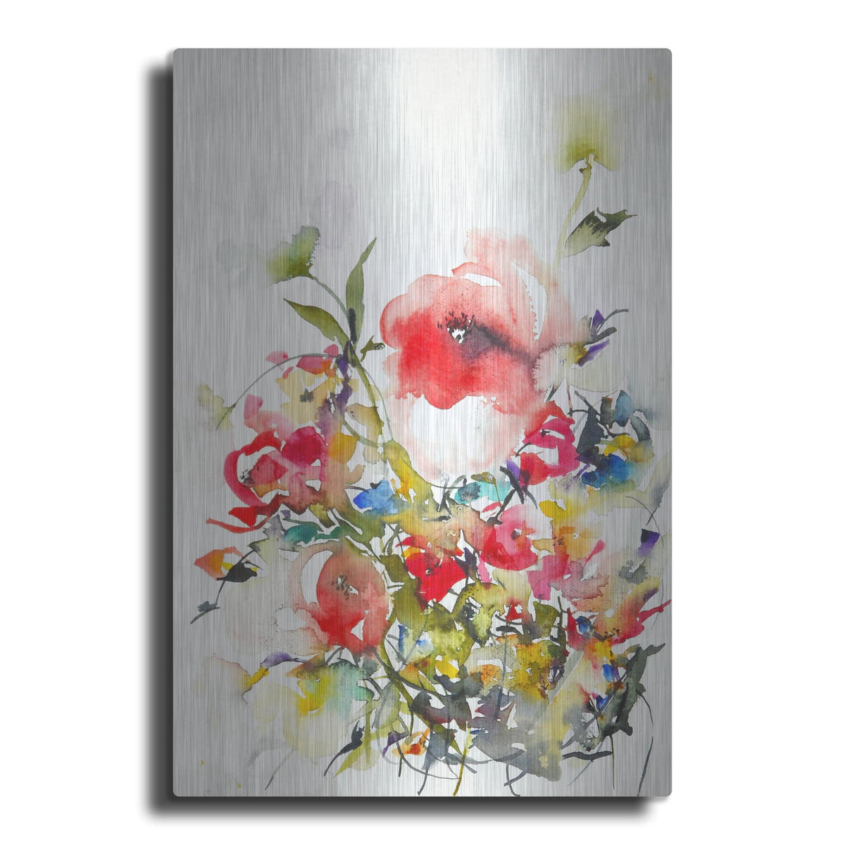 'Summer Garden One' by Karin J – Metal Wall Art