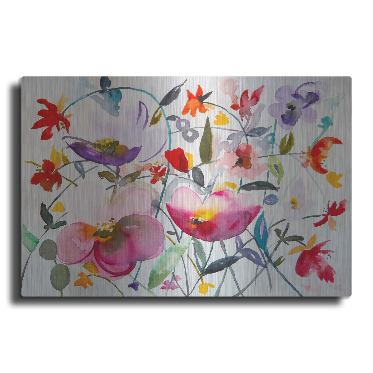 'Bohemian Garden' by Karin J – Metal Wall Art