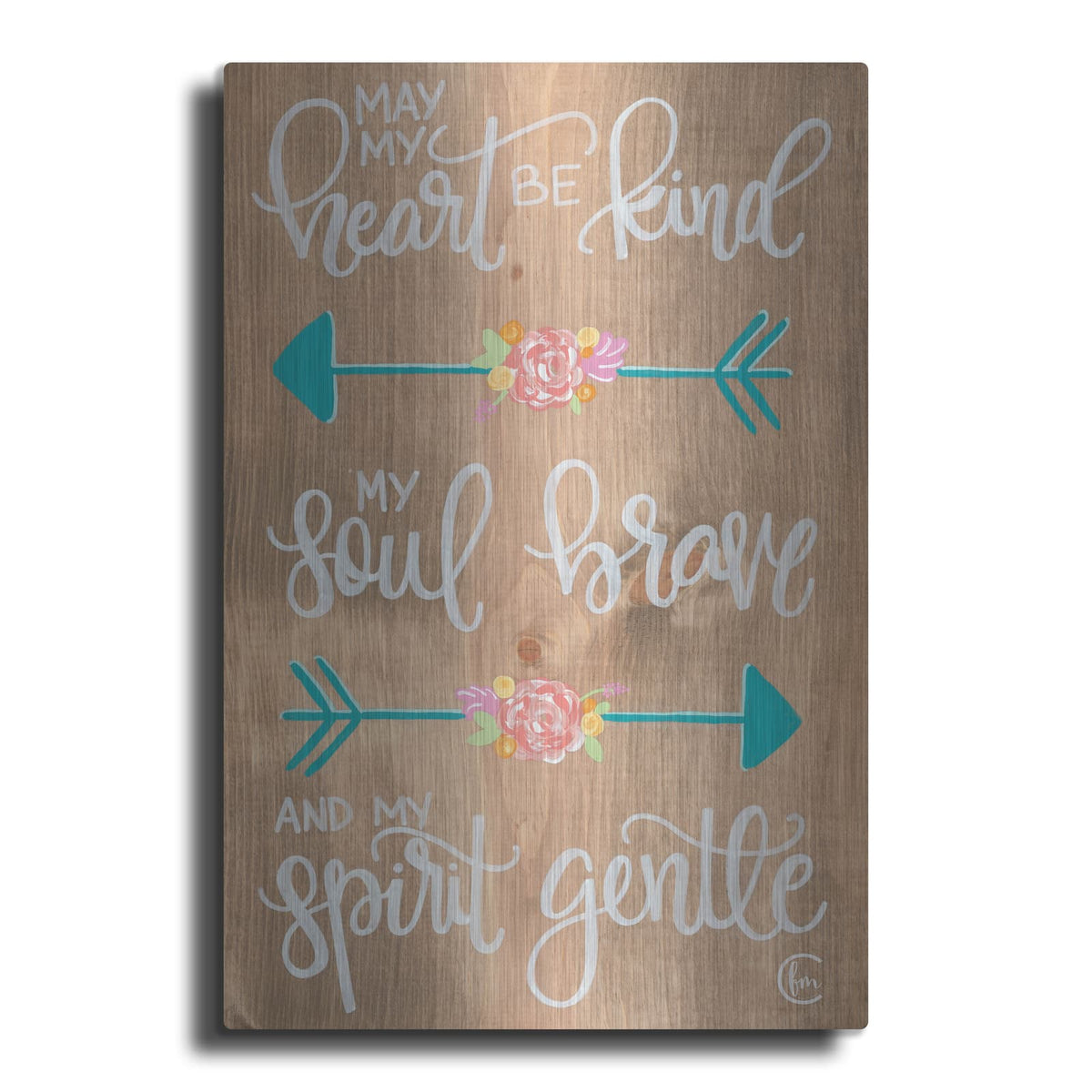 'Gentle Spirit Arrows' by Fearfully Made – Metal Wall Art
