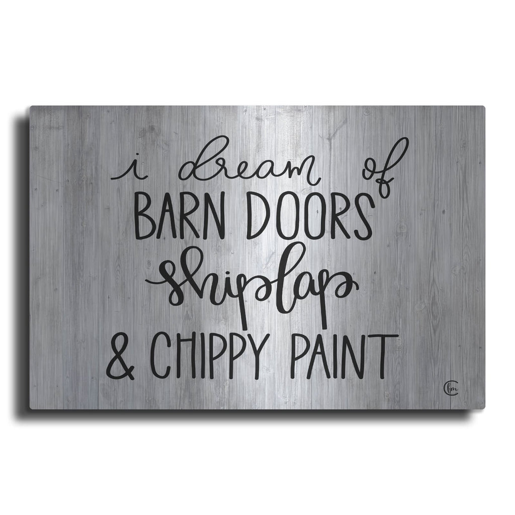 'Farmhouse Dreams' by Fearfully Made – Metal Wall Art