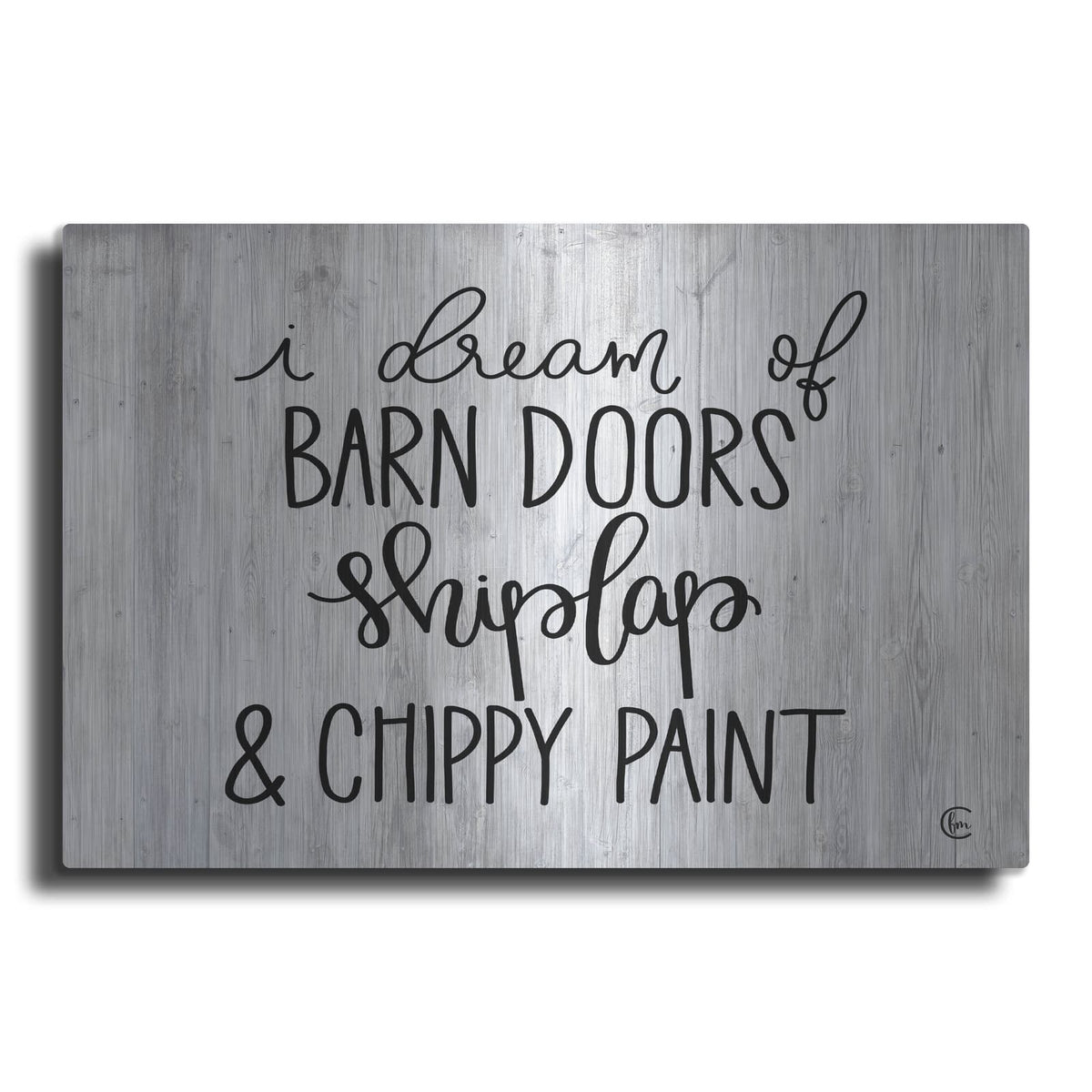'Farmhouse Dreams' by Fearfully Made – Metal Wall Art