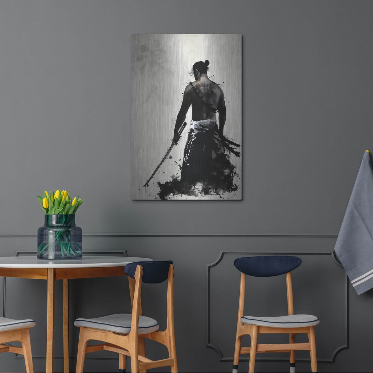 'Ronin' by Nicklas Gustafsson – Metal Wall Art, 24x36 room view
