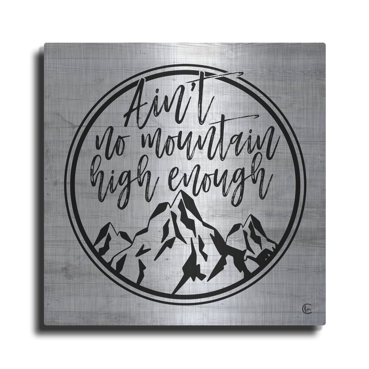 'High Enough' by Fearfully Made – Metal Wall Art