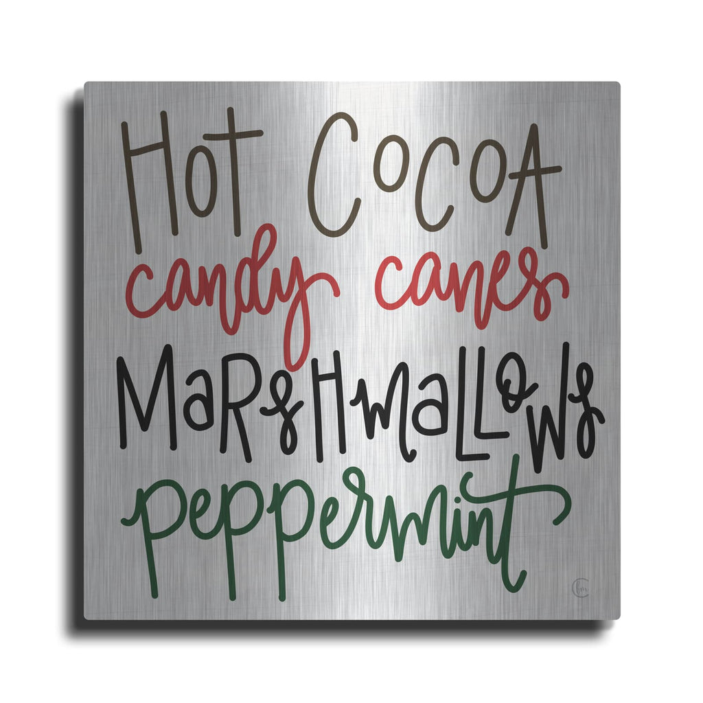 'Christmas Candy' by Fearfully Made – Metal Wall Art