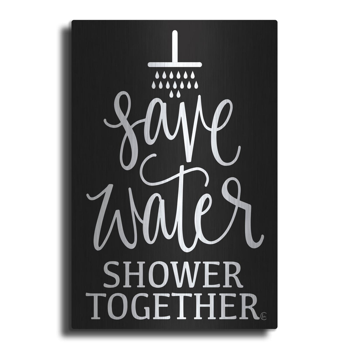 'Shower Together' by Fearfully Made – Metal Wall Art