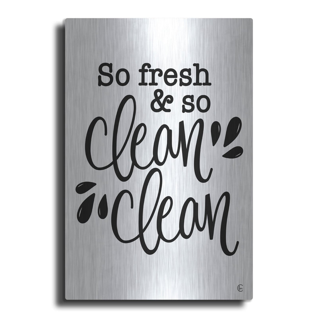 'So Clean Clean' by Fearfully Made – Metal Wall Art