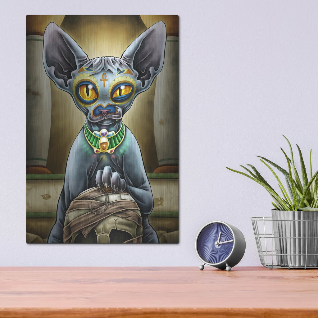 'Babista' by Nicholas Ivins – Metal Wall Art, 12x16 room view