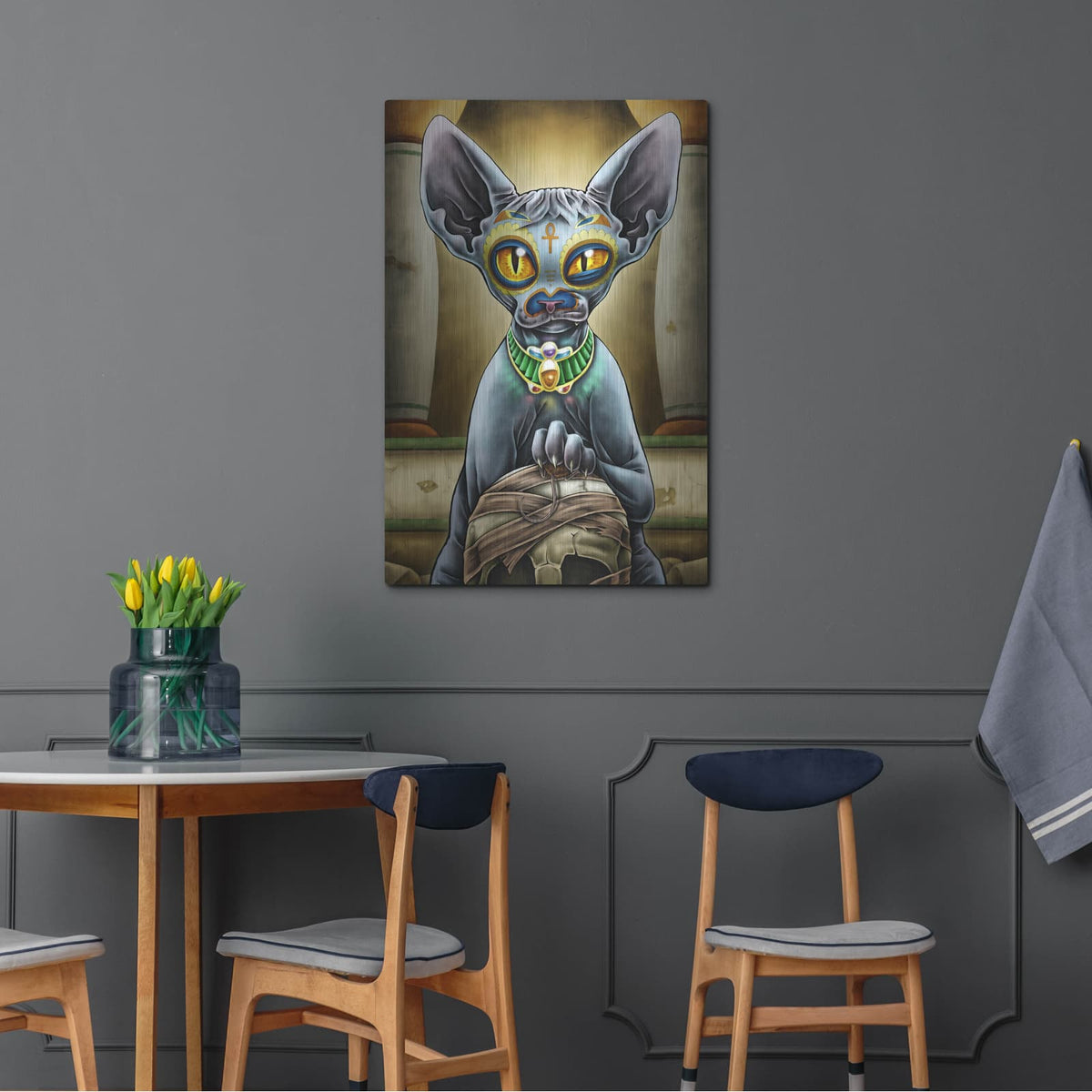 'Babista' by Nicholas Ivins – Metal Wall Art, 24x36 room view