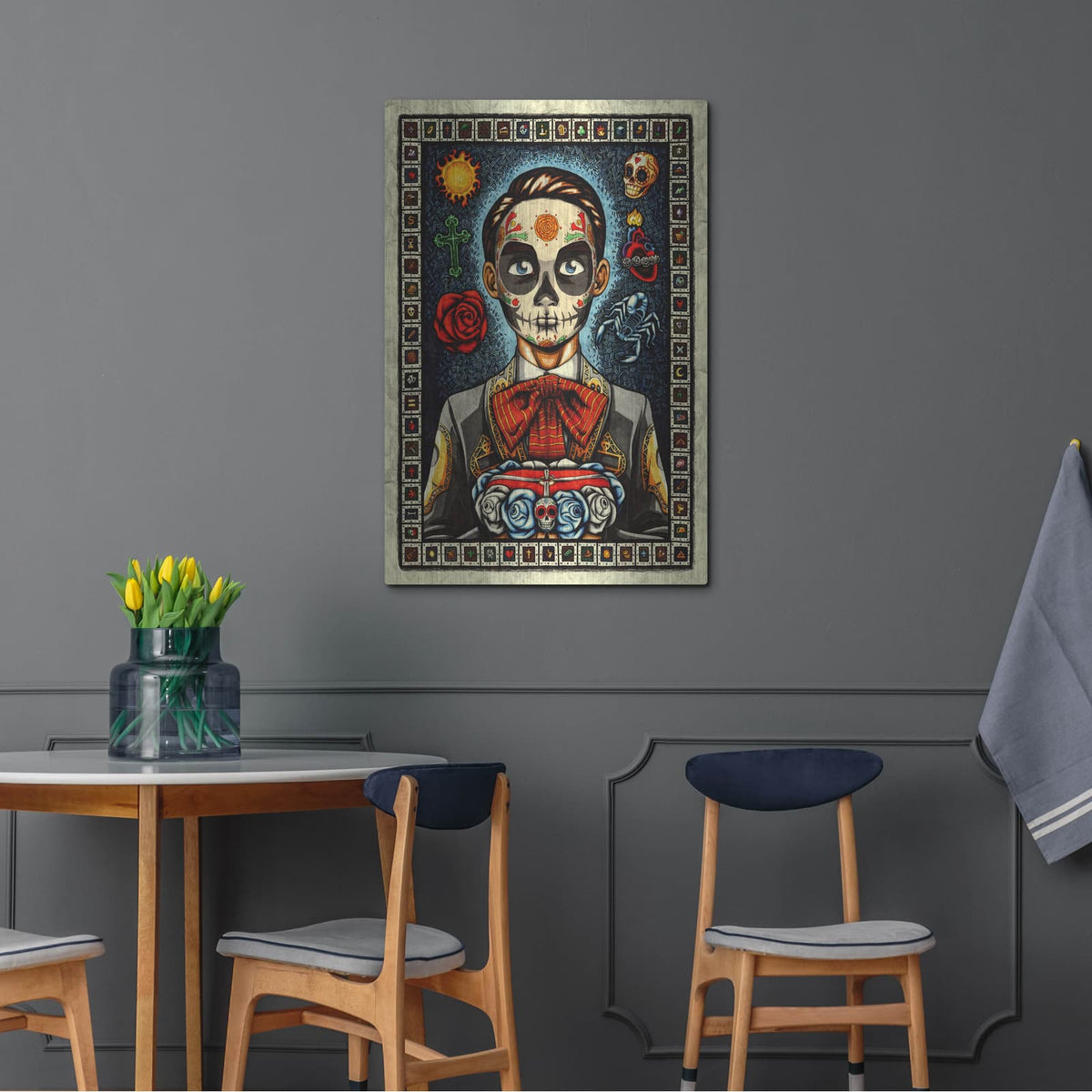 'Muerto' by Nicholas Ivins – Metal Wall Art, 24x36 room view