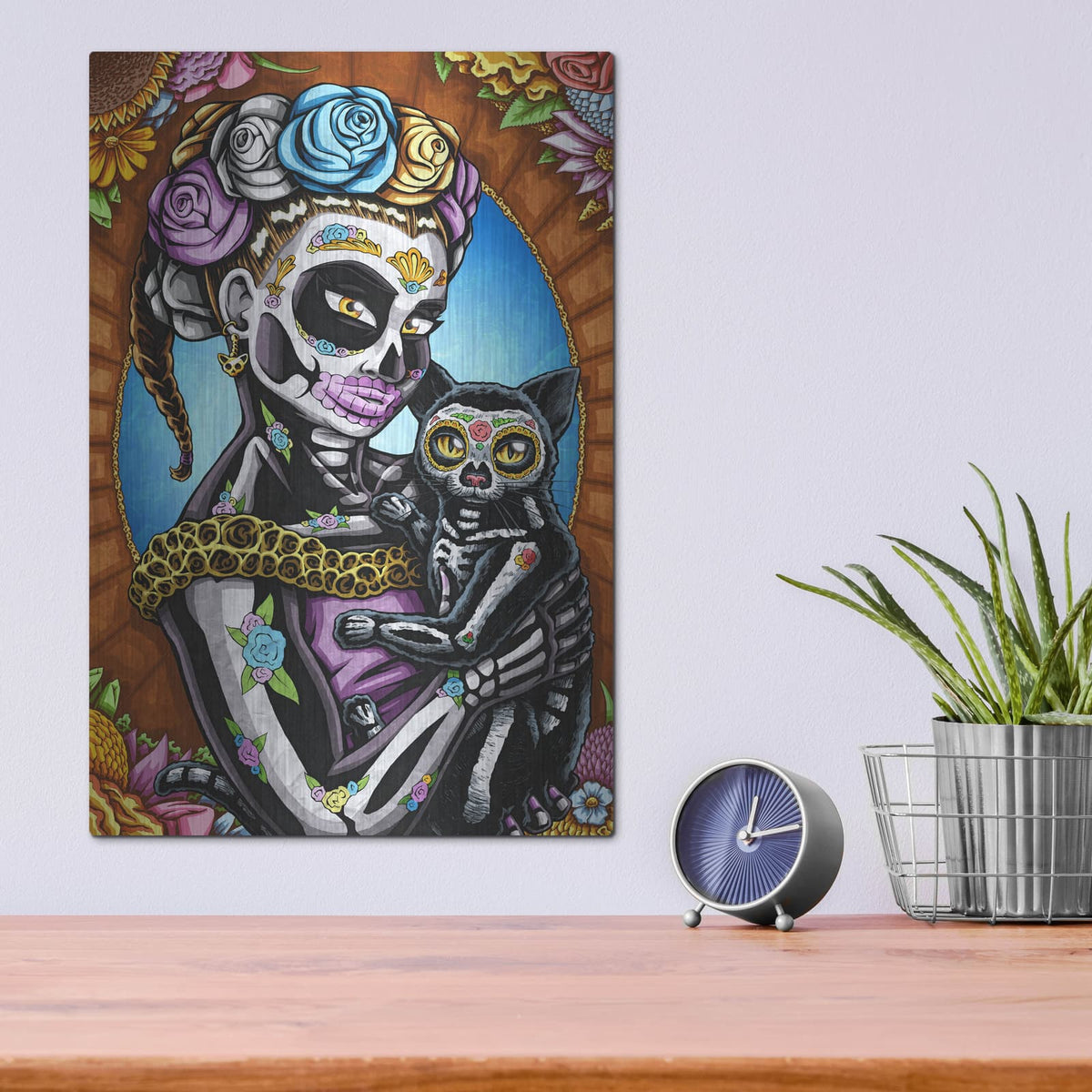 'Calala' by Nicholas Ivins – Metal Wall Art, 12x16 room view