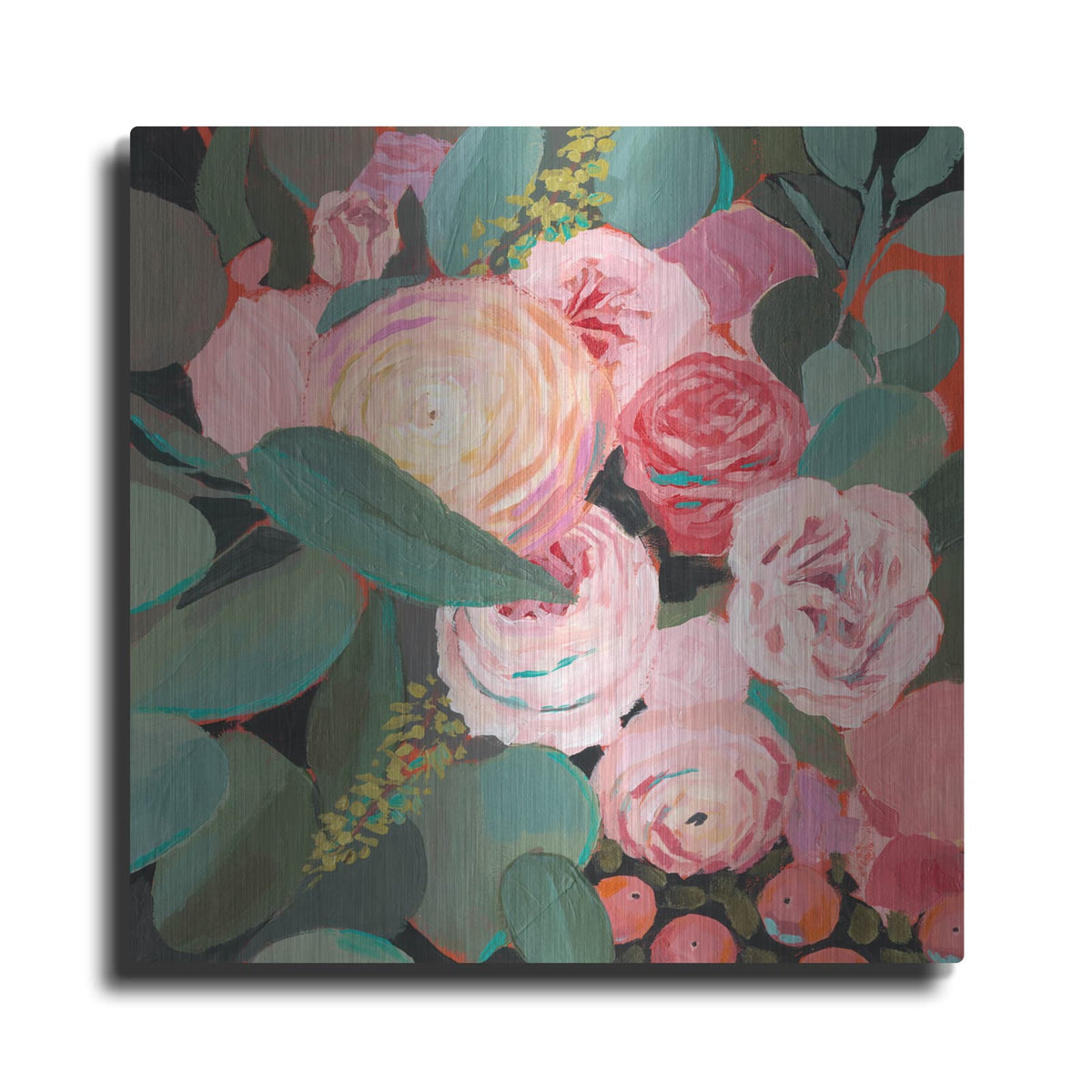'Eucalyptus Bouquet II' by Victoria Borges – Metal Wall Art