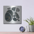 'Mineralize II' by Victoria Borges – Metal Wall Art, 12x12 room view