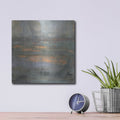 'Copper Emulsion I' by Victoria Borges – Metal Wall Art, 12x12 room view