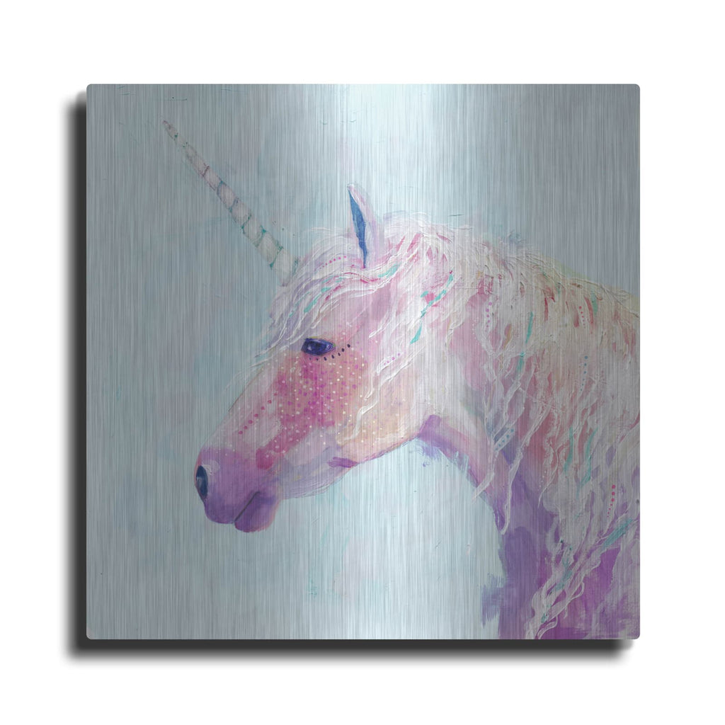 'Mystic Unicorn II' by Victoria Borges – Metal Wall Art
