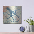 'Underwater Whimsy III' by Victoria Borges – Metal Wall Art, 12x12 room view