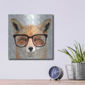 'Four' by Victoria Borges – Metal Wall Art, 12x12 room view