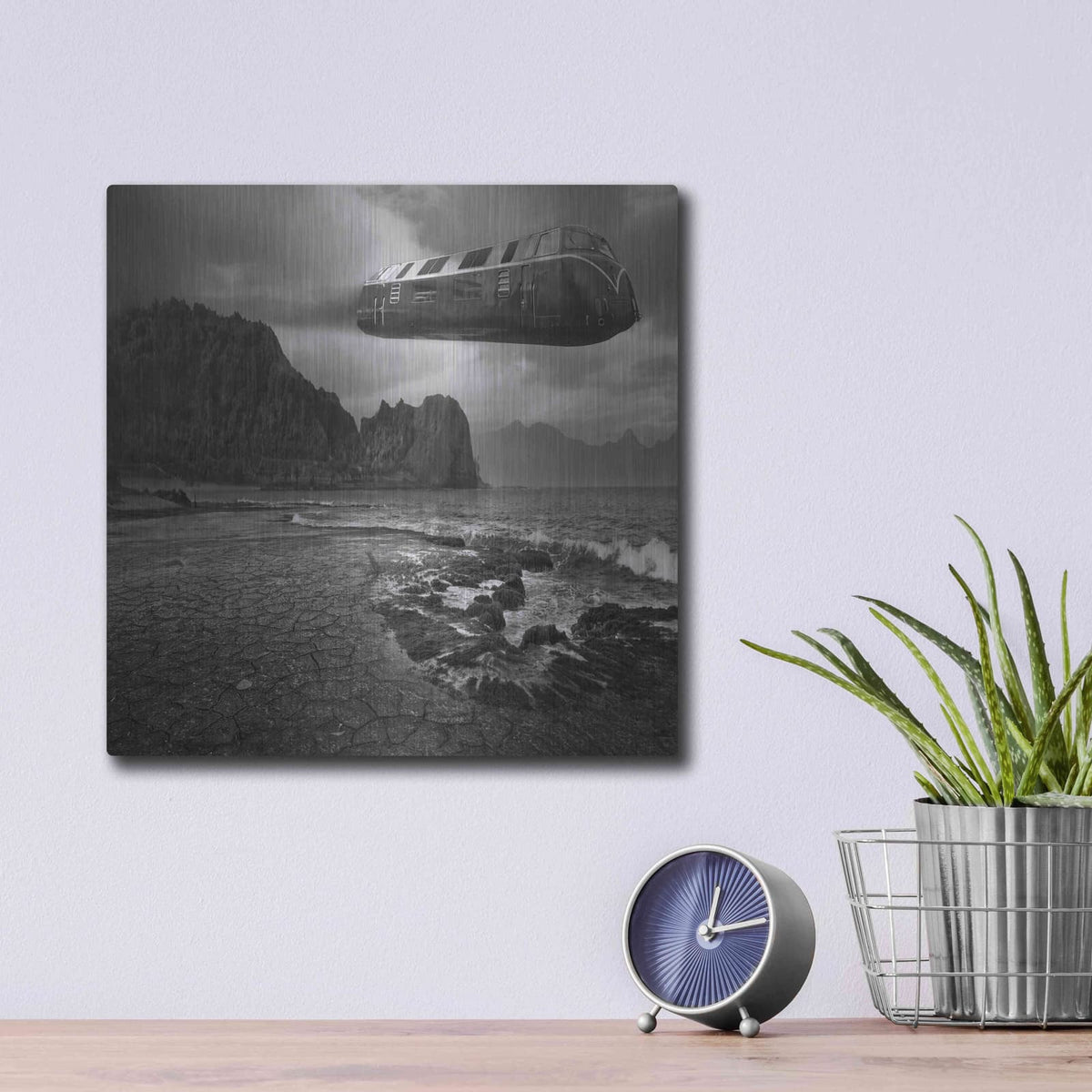 'Loco Motion' by Dariusz Klimczak – Metal Wall Art, 12x12 room view