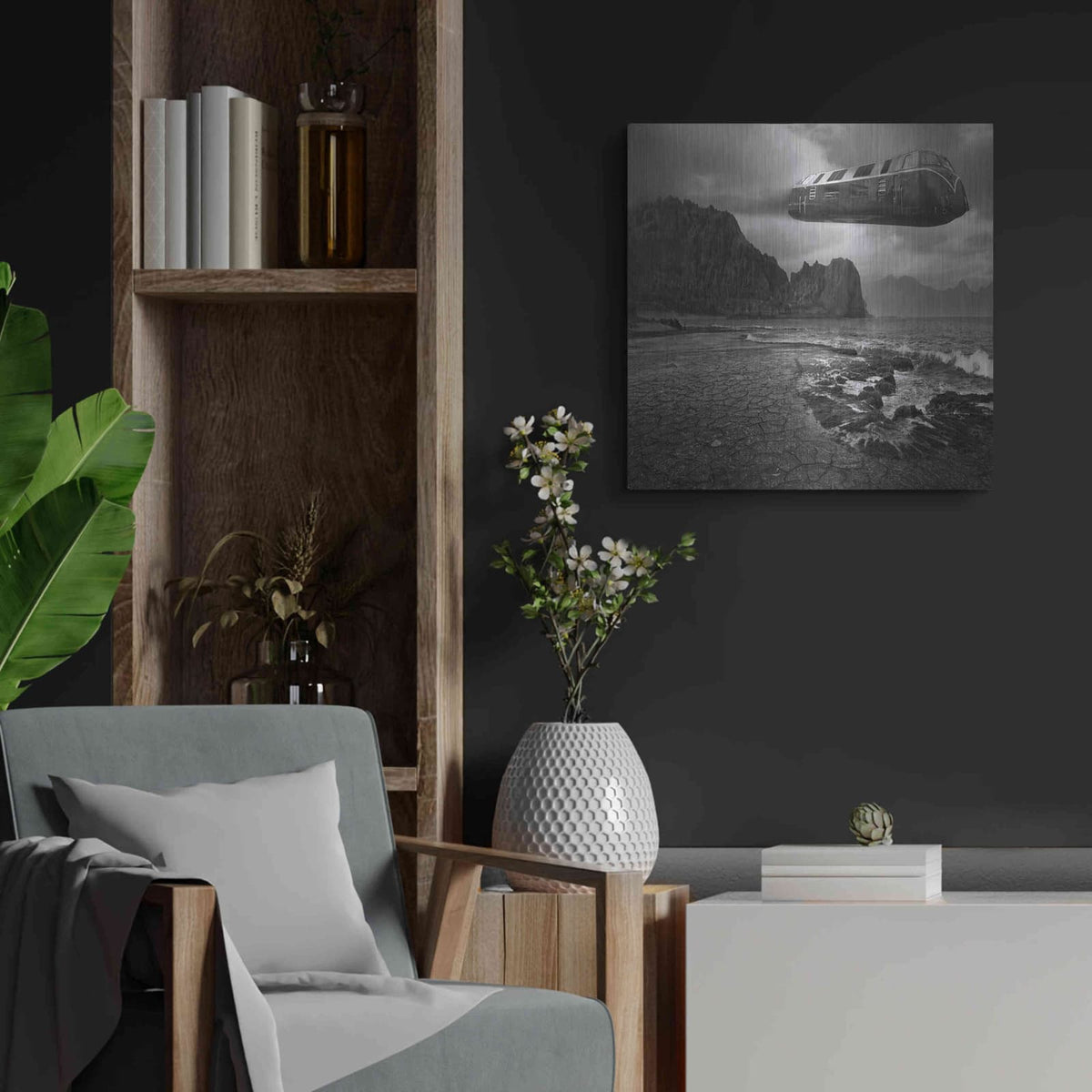 'Loco Motion' by Dariusz Klimczak – Metal Wall Art, 24x24 room view