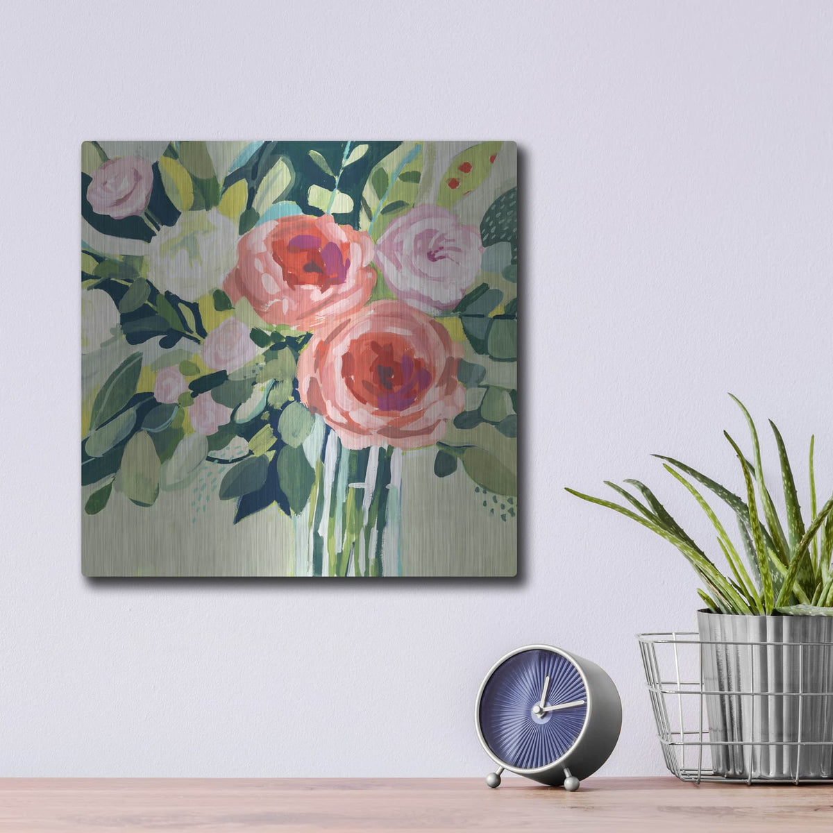 'Let the Light In I' by Victoria Borges – Metal Wall Art, 12x12 room view