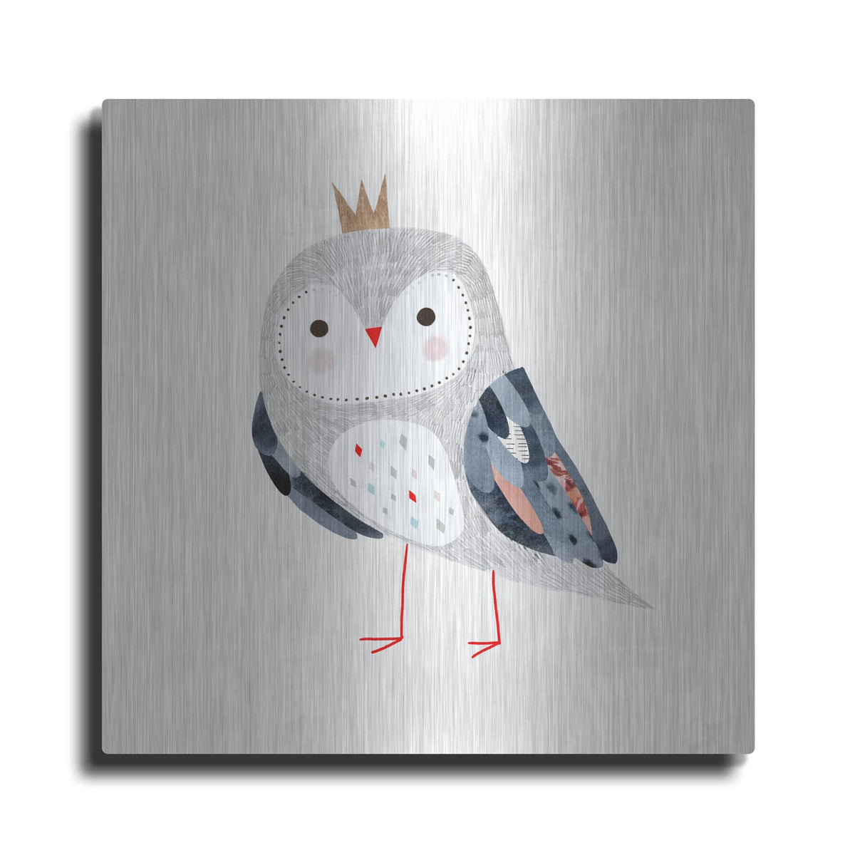 'Crowned Critter II' by Victoria Borges – Metal Wall Art