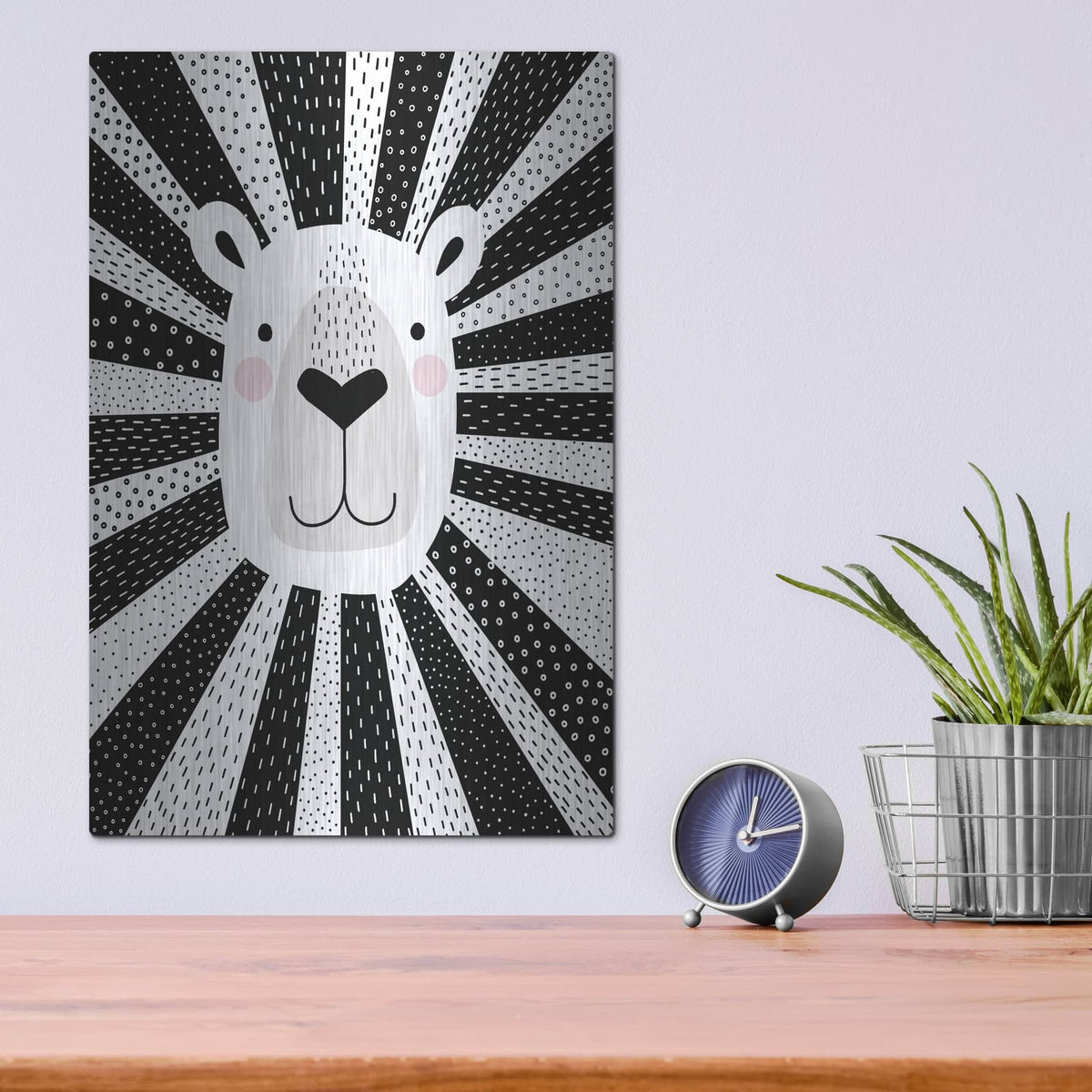 'Mix & Match Animal I' by Victoria Borges – Metal Wall Art, 12x16 room view