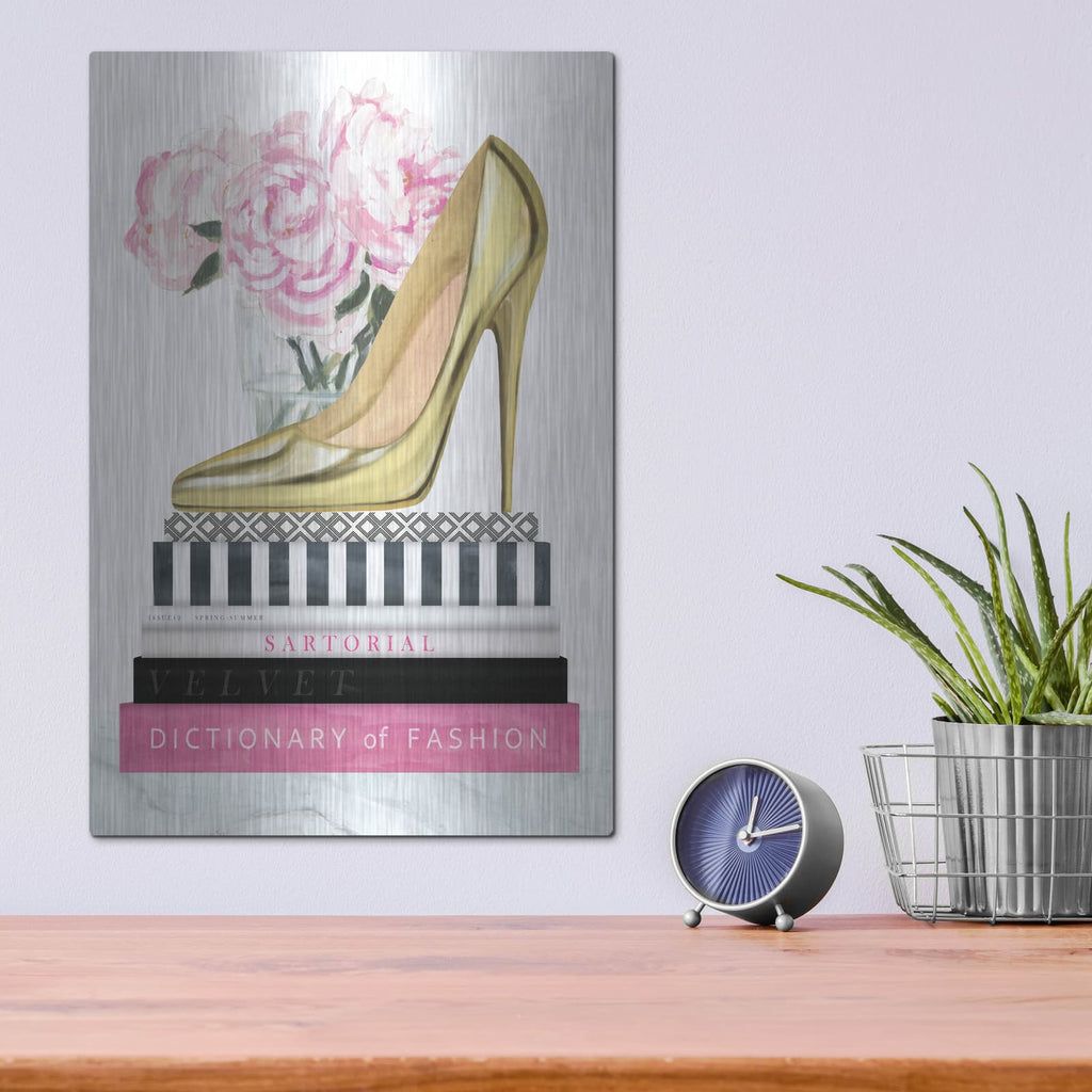 'Get Glam II' by Victoria Borges – Metal Wall Art, 12x16 room view