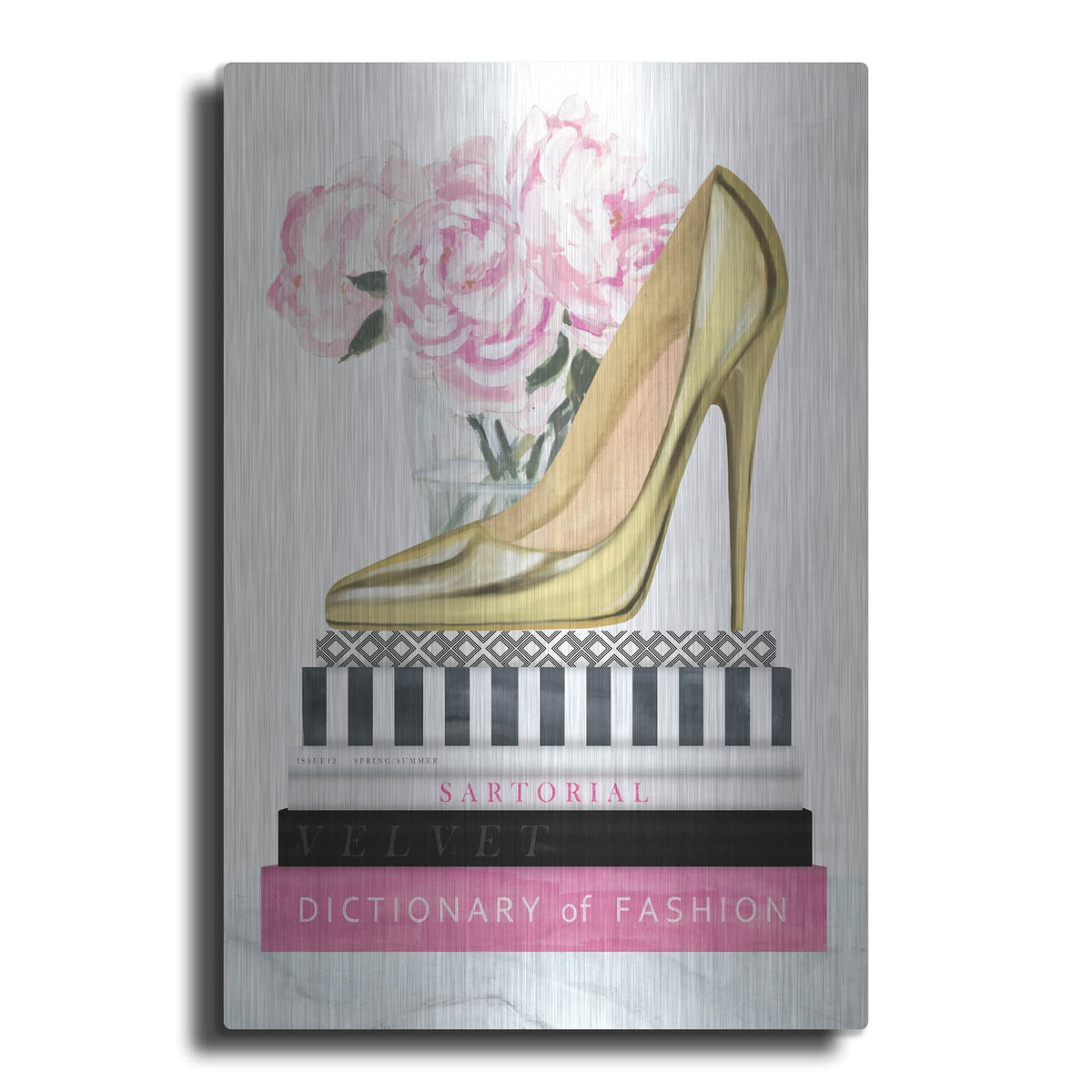 'Get Glam II' by Victoria Borges – Metal Wall Art