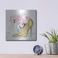 'Get Glam VIII' by Victoria Borges – Metal Wall Art, 12x12 room view