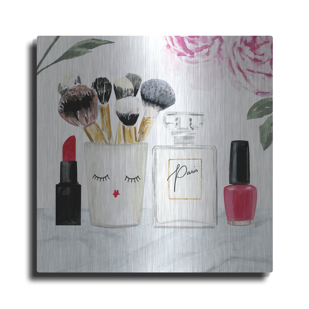 'Get Glam X' by Victoria Borges – Metal Wall Art