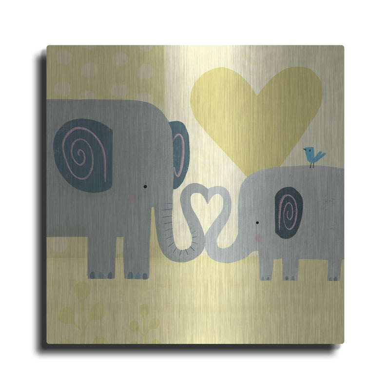 'Mama and Me III' by Victoria Borges – Metal Wall Art