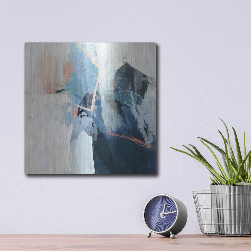 'Luz II' by Victoria Borges – Metal Wall Art, 12x12 room view