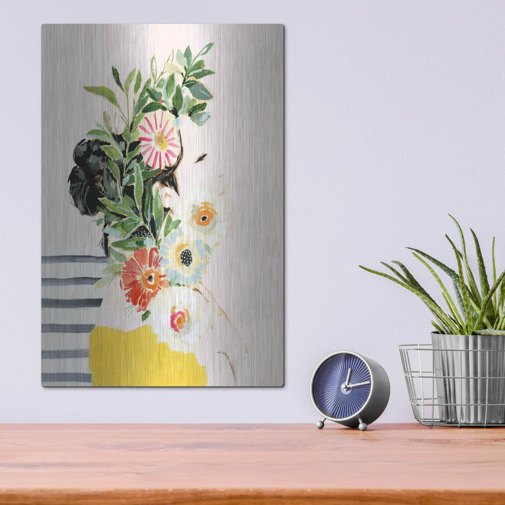 'Grow Your Own Way I' by Victoria Borges – Metal Wall Art, 12x16 room view