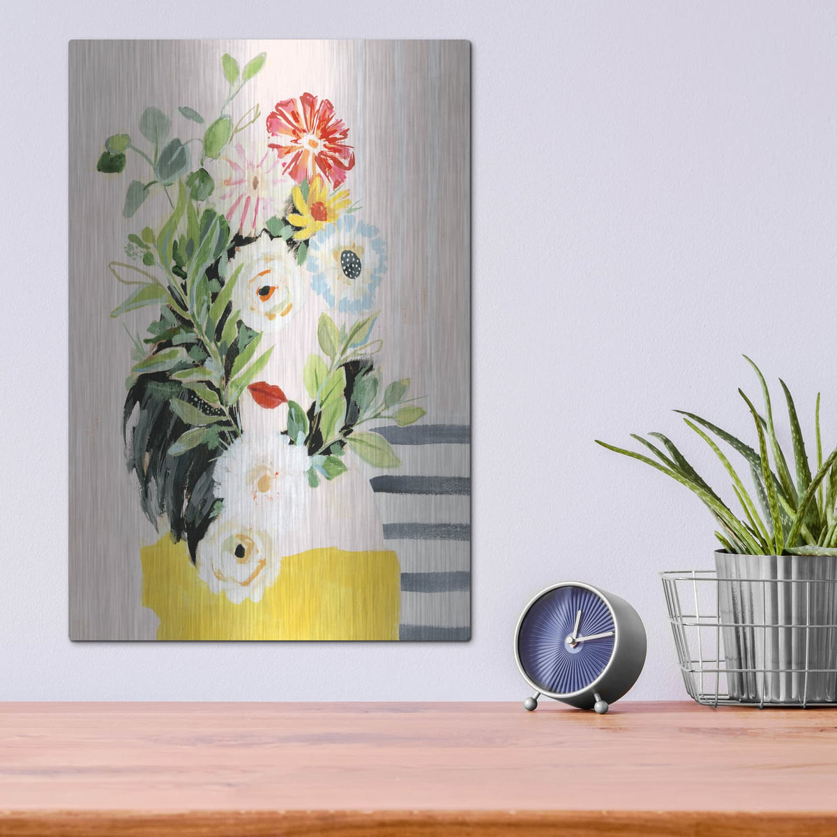 'Grow Your Own Way II' by Victoria Borges – Metal Wall Art, 12x16 room view