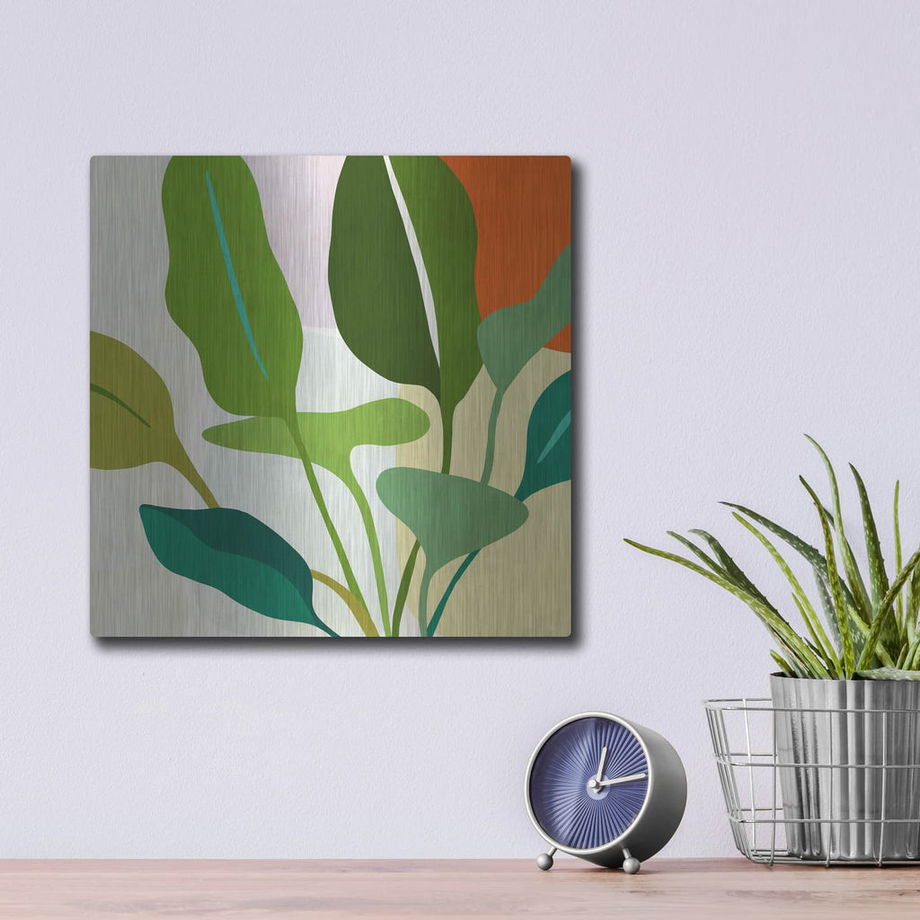 'Tropica II' by Victoria Borges – Metal Wall Art, 12x12 room view