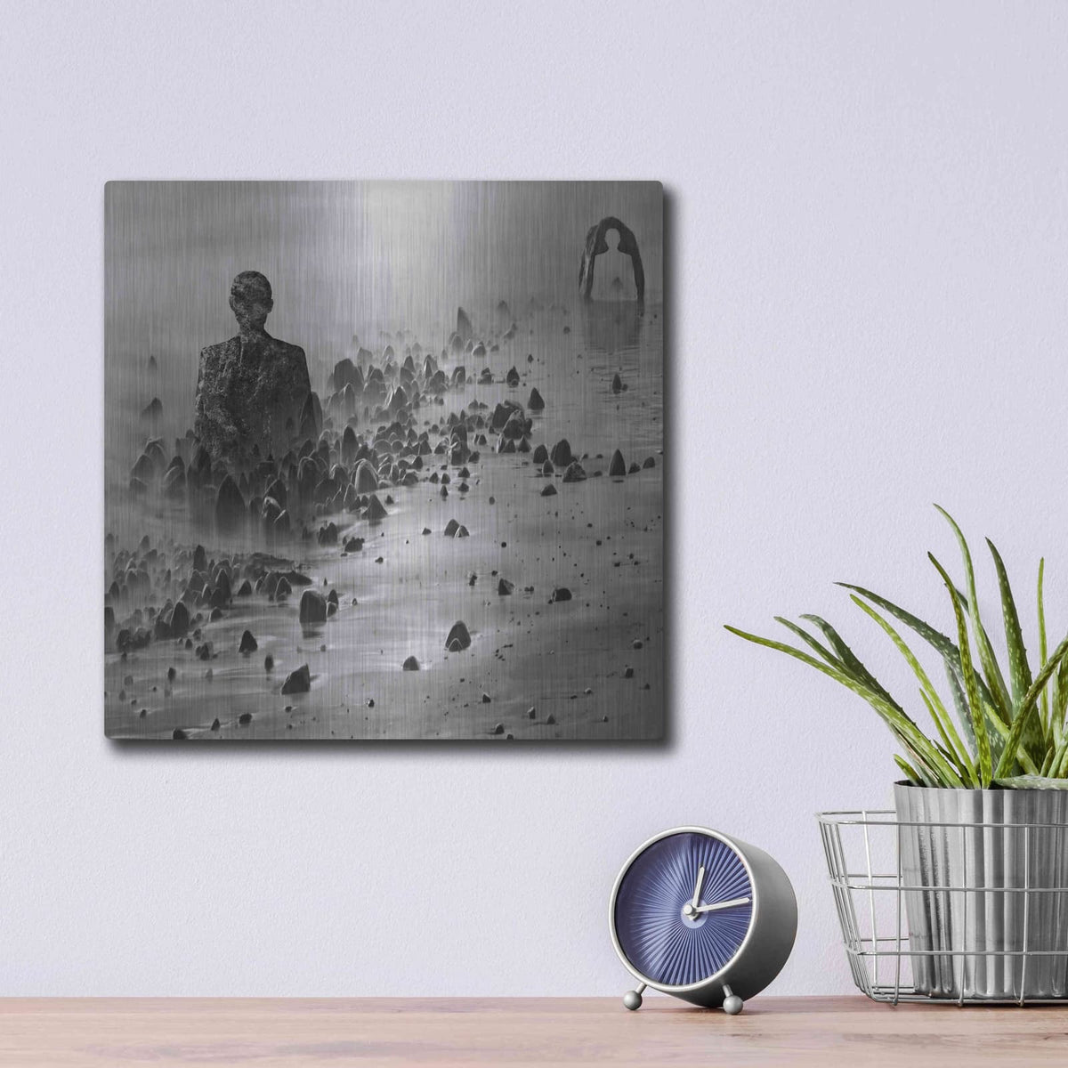 'Superego' by Dariusz Klimczak – Metal Wall Art, 12x12 room view