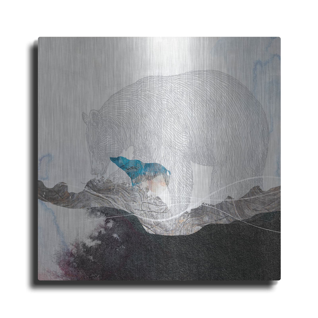 'Bear 2' by Louis Duncan – Metal Wall Art