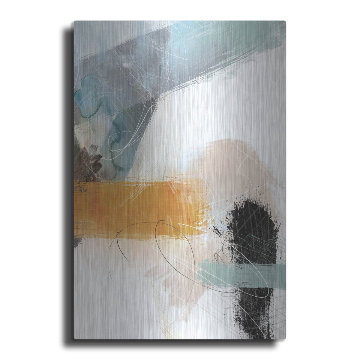 'Abstract Blush No. 2' by Louis Duncan – Metal Wall Art